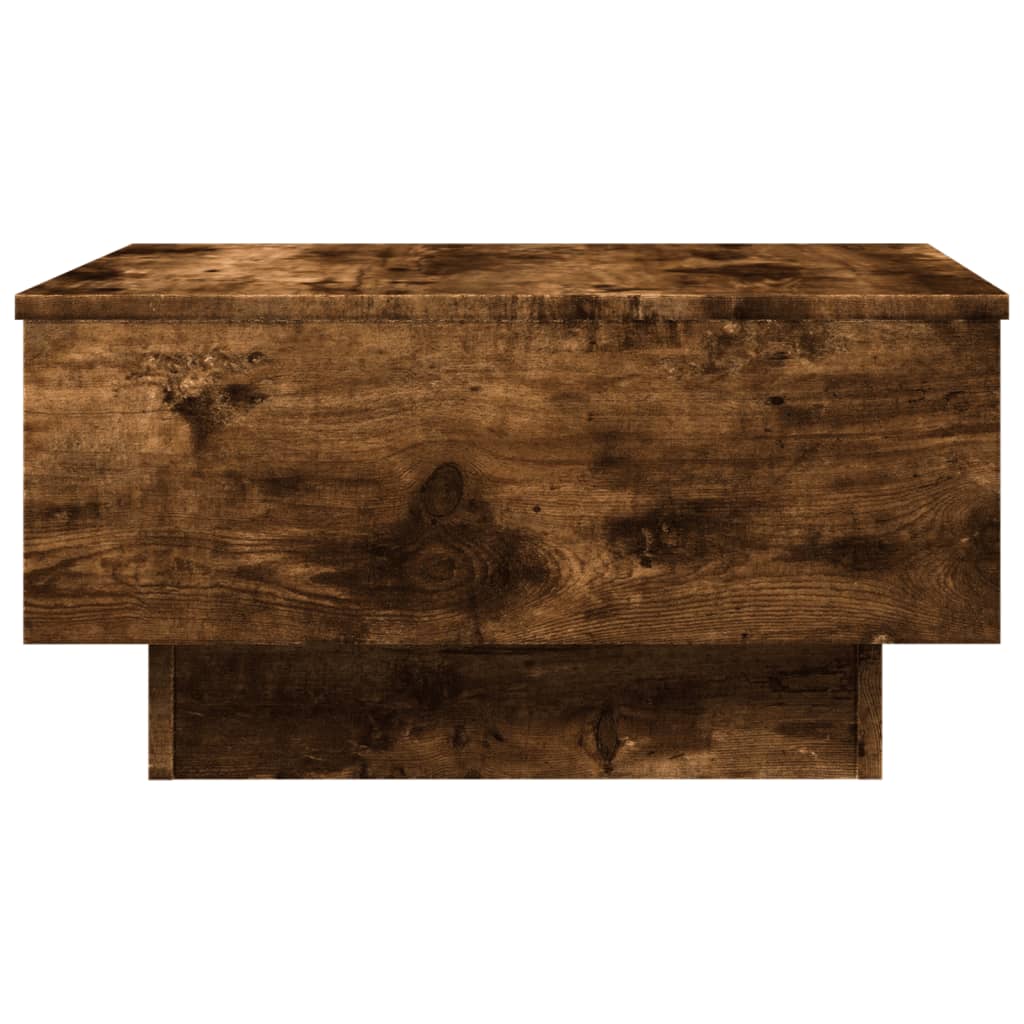 Tavolino da Salotto Rovere Fumo 60x45x31 cm Legno Multistrato