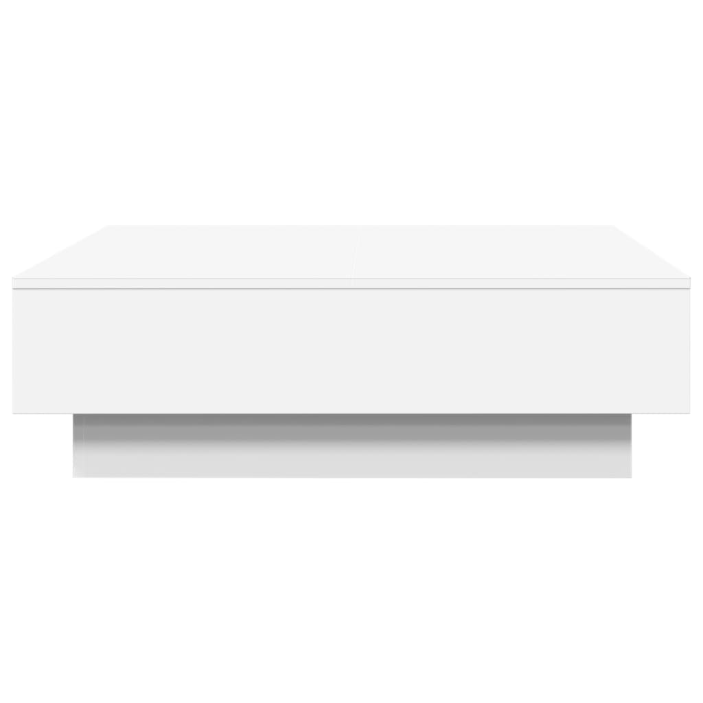 Tavolino da Salotto Bianco 90x90x28 cm in Truciolato | homemem39