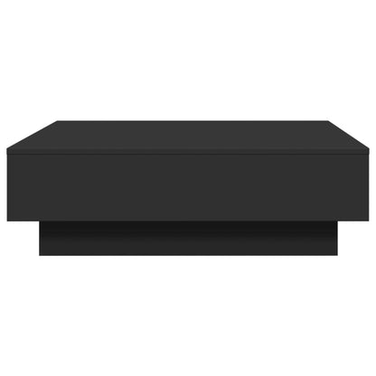 Tavolino da Salotto Nero 90x90x28 cm in Truciolato | homemem39