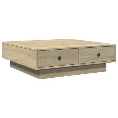 Tavolino da Salotto Rovere Sonoma 90x90x28 cm Legno Multistrato | homemem39