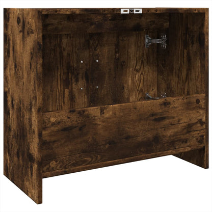 Mobile Lavabo Rovere Fumo 63x29x55 cm in Legno Multistrato | homemem39