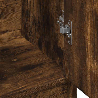 Mobile Lavabo Rovere Fumo 63x29x55 cm in Legno Multistrato | homemem39