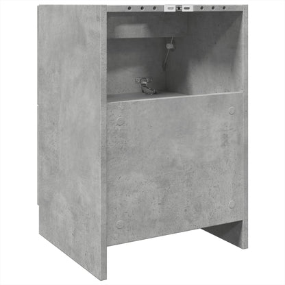 Mobile Lavabo Grigio Cemento 80x33x60 cm in Legno Multistrato | homemem39
