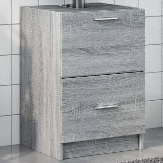 Mobile Lavabo Grigio Sonoma 40x37x59 cm in Truciolare | homemem39