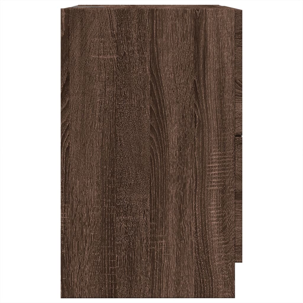 Mobile Lavabo Rovere Marrone 40x37x59 cm in Truciolare | homemem39