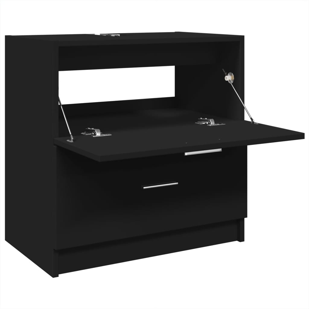 Mobile Lavabo Nero 59x37x59 cm in Truciolare | homemem39