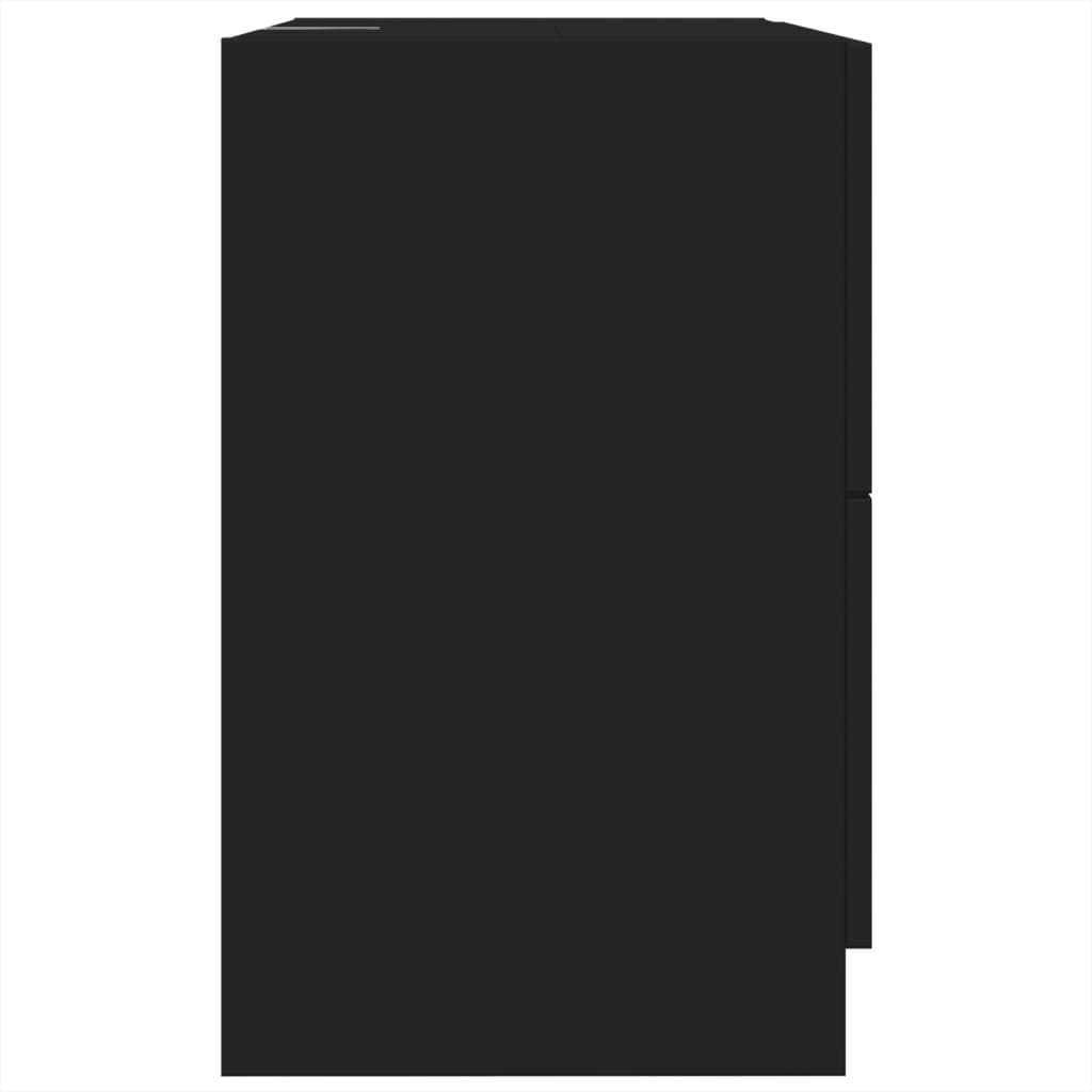 Mobile Lavabo Nero 59x37x59 cm in Truciolare | homemem39