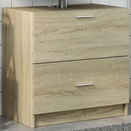 Mobile Sottolavabo Rovere Sonoma 59x37x59 cm in Truciolare | homemem39