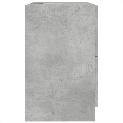 Mobile Lavabo Grigio Cemento 59x37x59 cm in Truciolare | homemem39