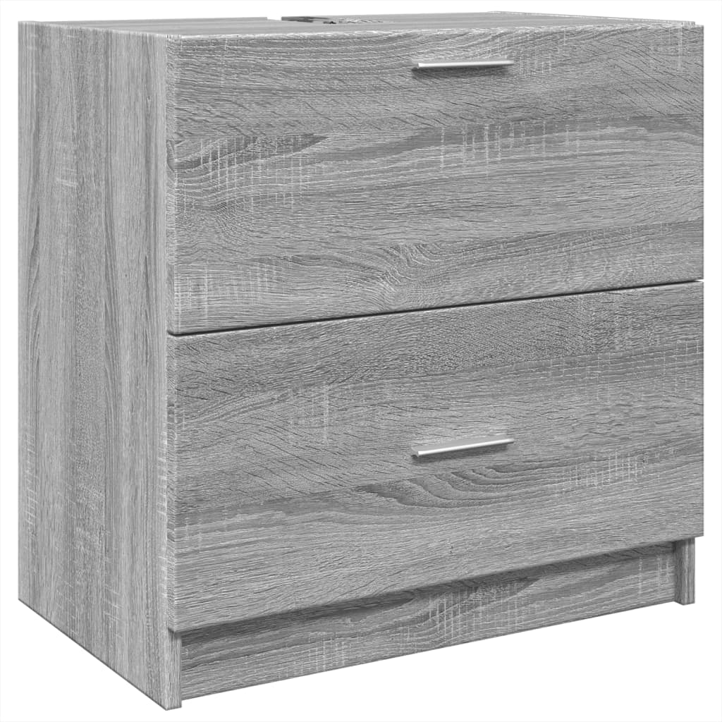 Mobile Lavabo Grigio Sonoma 59x37x59 cm in Truciolare | homemem39
