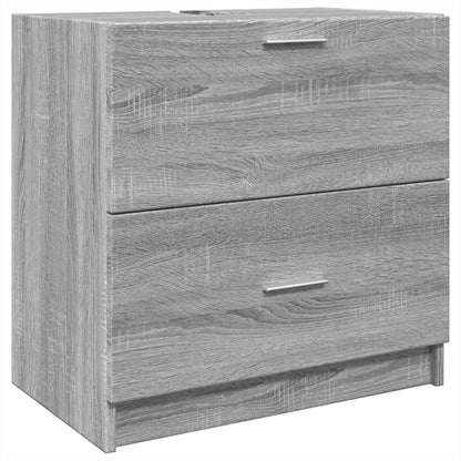Mobile Lavabo Grigio Sonoma 59x37x59 cm in Truciolare | homemem39