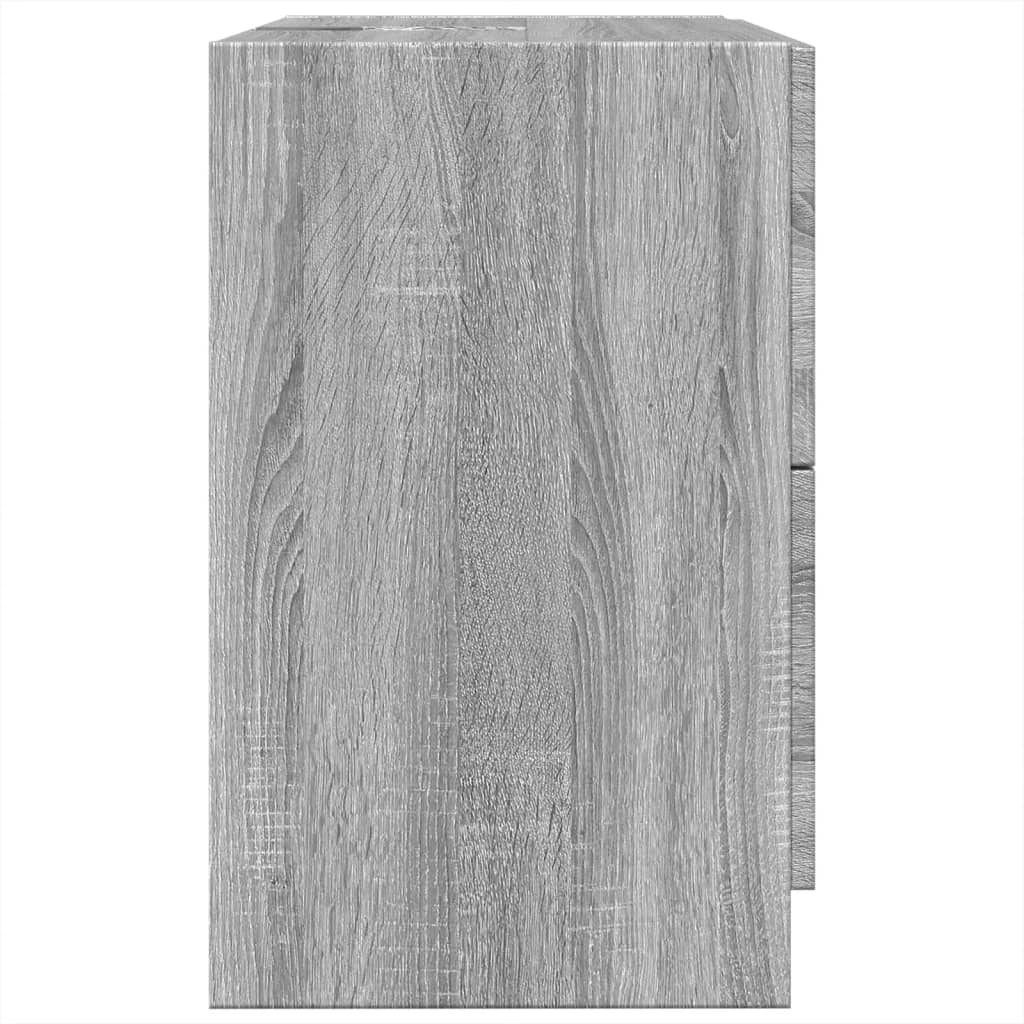 Mobile Lavabo Grigio Sonoma 59x37x59 cm in Truciolare | homemem39