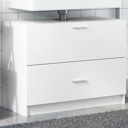 Mobile Lavabo Bianco 78x37x59 cm in Truciolare | homemem39