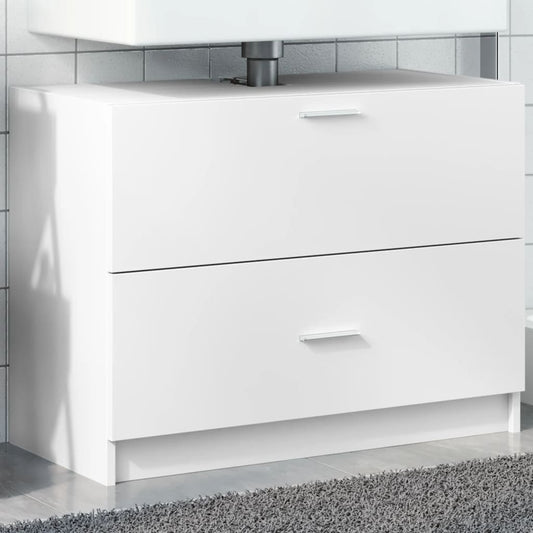 Mobile Lavabo Bianco 78x37x59 cm in Truciolare | homemem39