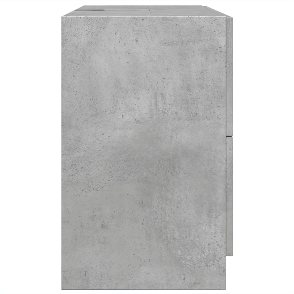 Mobile Lavabo Grigio Cemento 78x37x59 cm in Truciolare