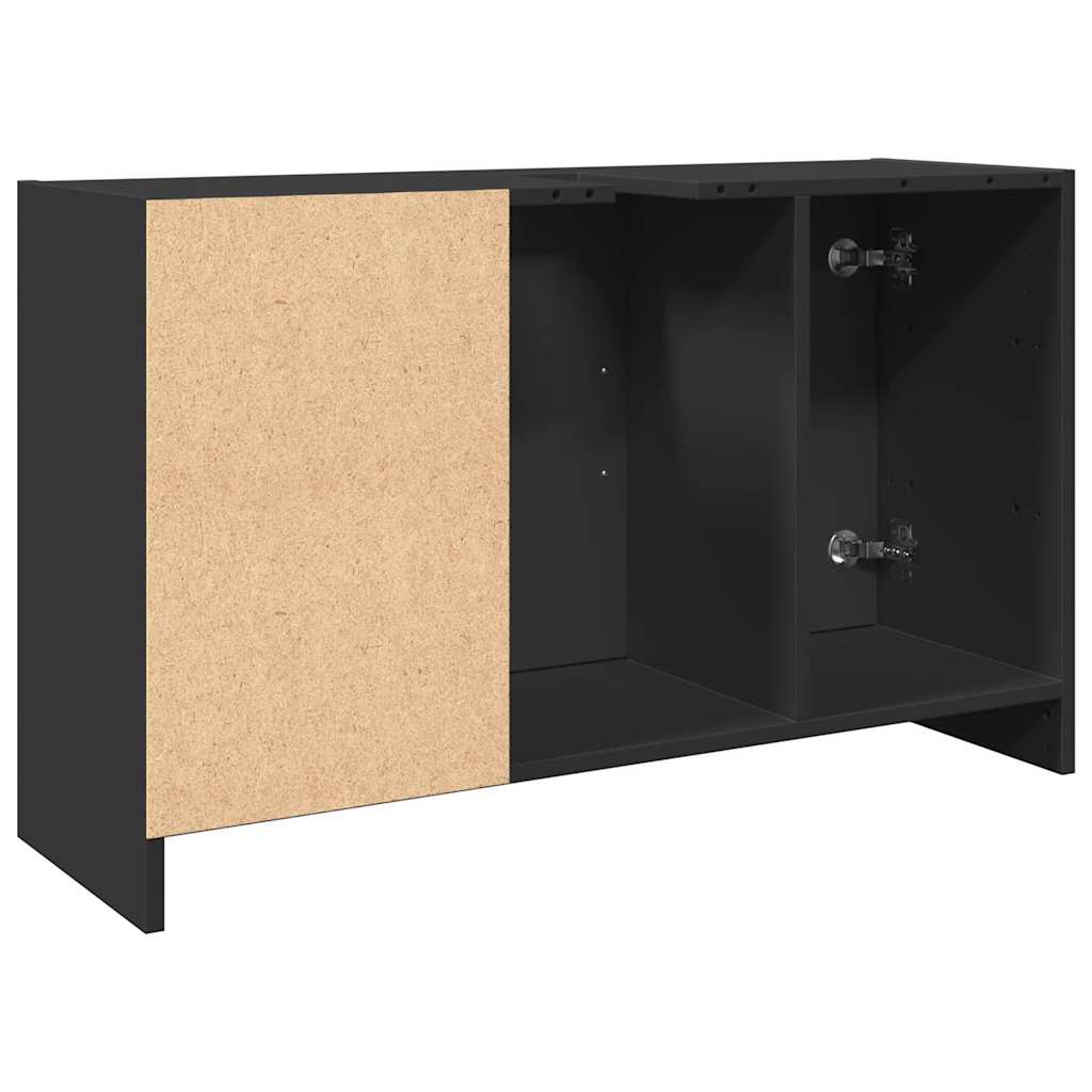 Mobile Lavabo Nero 90x29x55 cm in Truciolato | homemem39