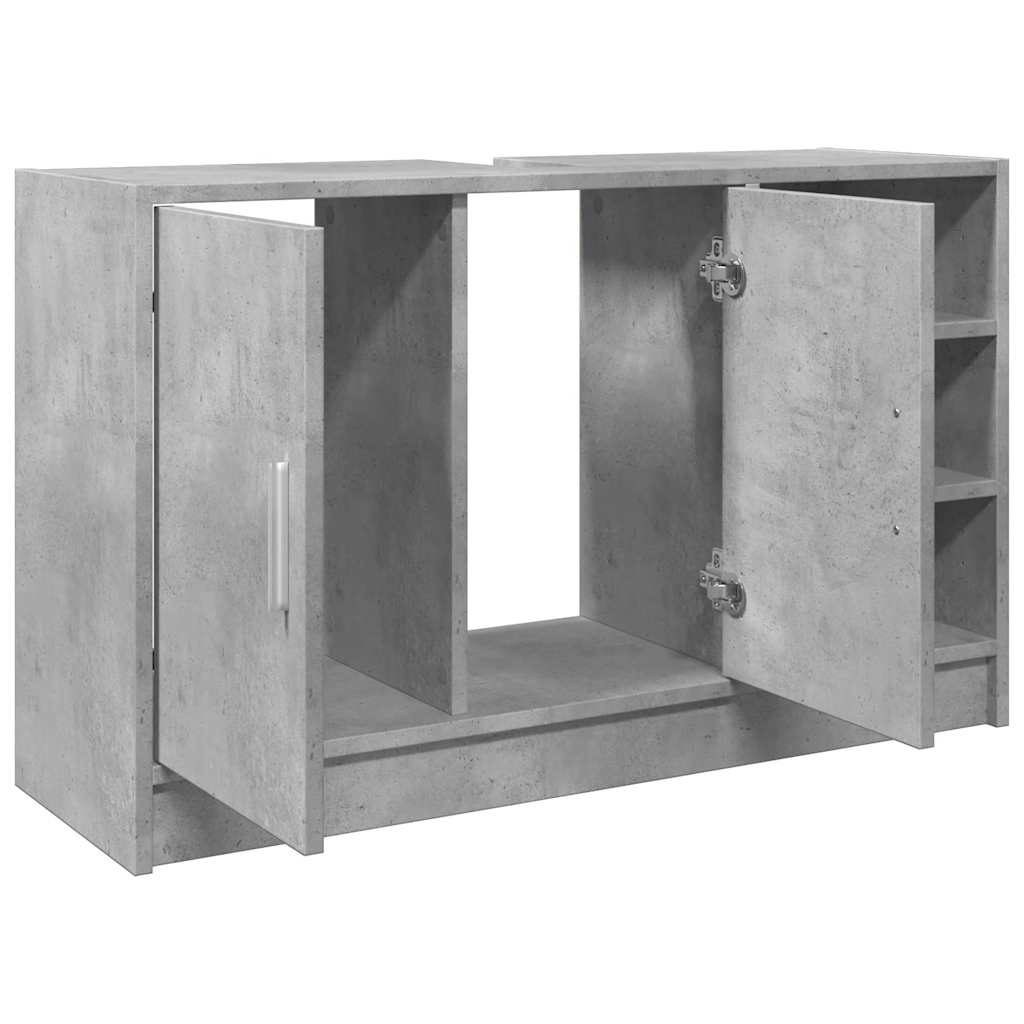 Mobile Lavabo Grigio Cemento 90x29x55 cm in Truciolare | homemem39