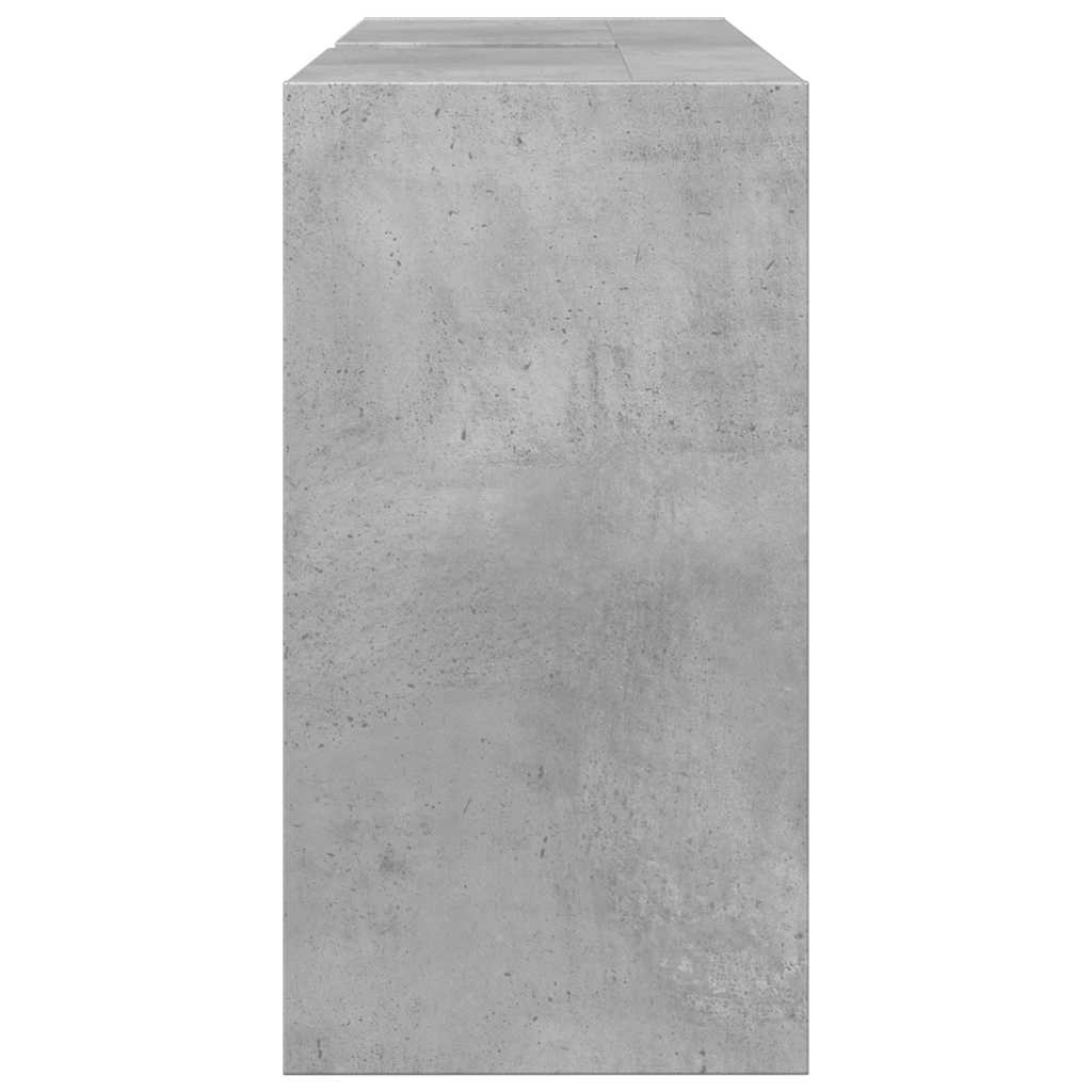 Mobile Lavabo Grigio Cemento 90x29x55 cm in Truciolare | homemem39