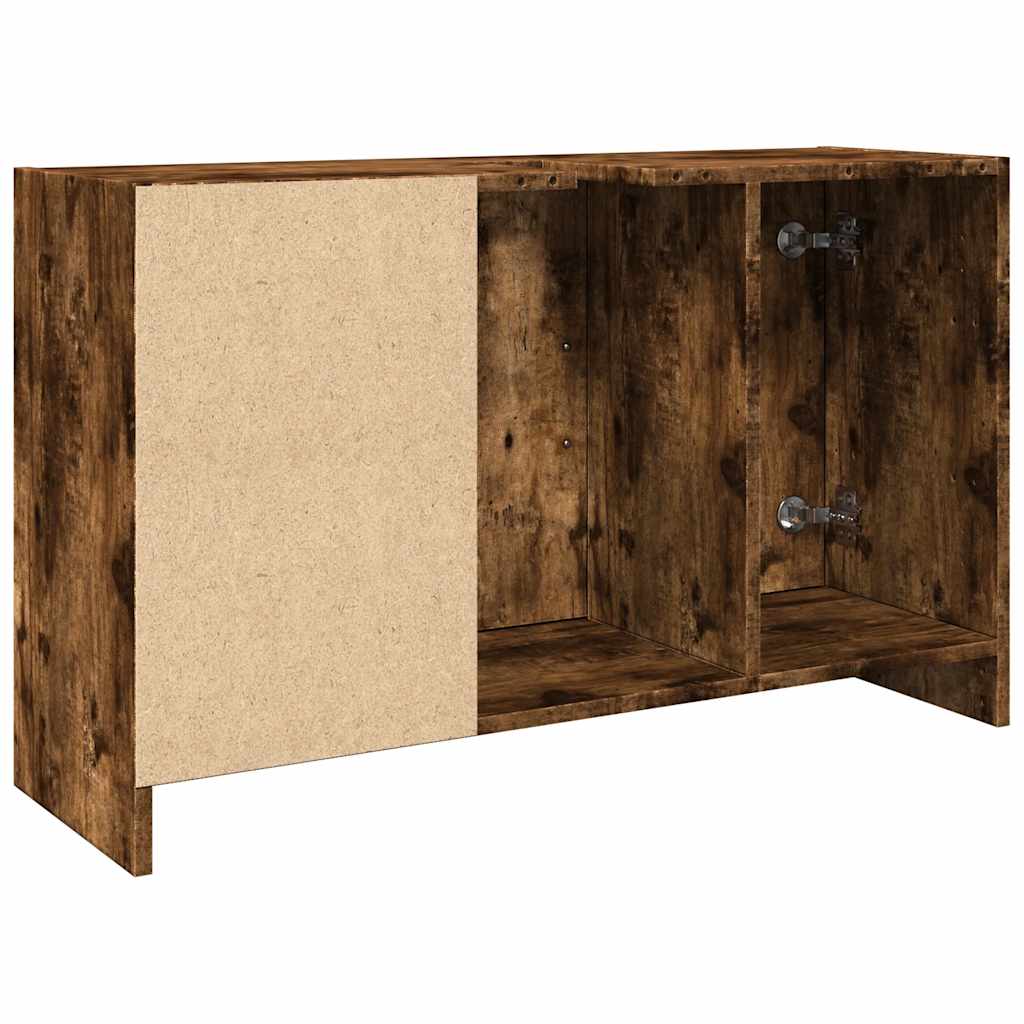 Mobile Lavabo Rovere Fumo 90x29x55 cm in Truciolare | homemem39