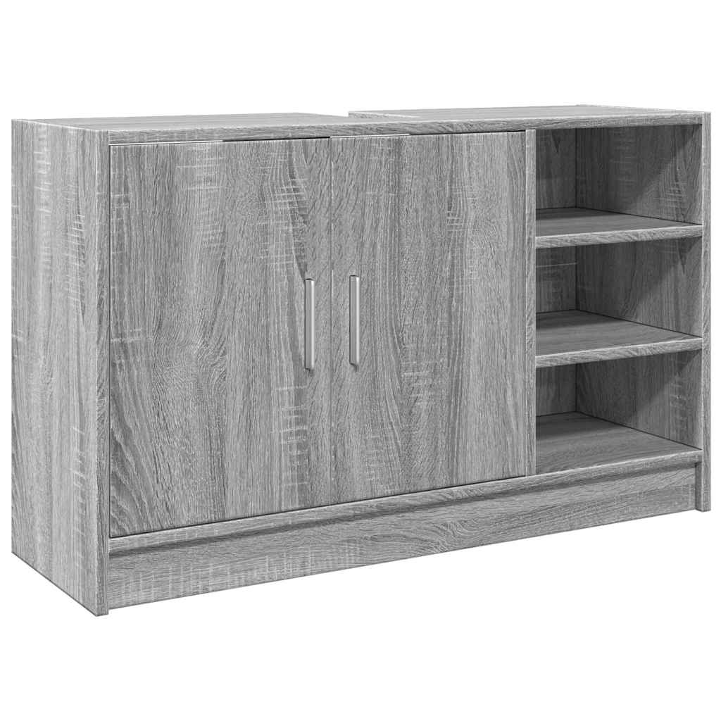 Mobile Lavabo Grigio Sonoma 90x29x55 cm in Truciolare | homemem39