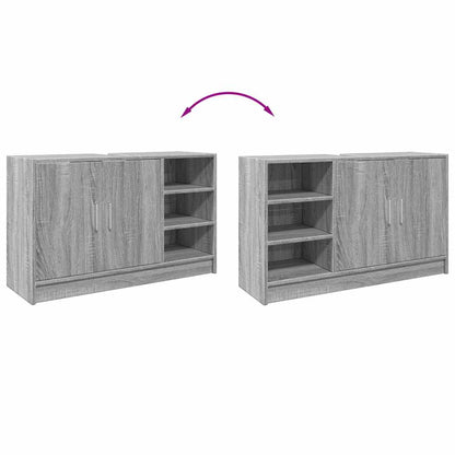 Mobile Lavabo Grigio Sonoma 90x29x55 cm in Truciolare | homemem39