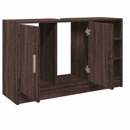 Mobile Lavabo Rovere Marrone 90x29x55 cm in Truciolare | homemem39