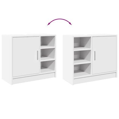 Mobile Lavabo Bianco 63x29x55 cm in Truciolato | homemem39