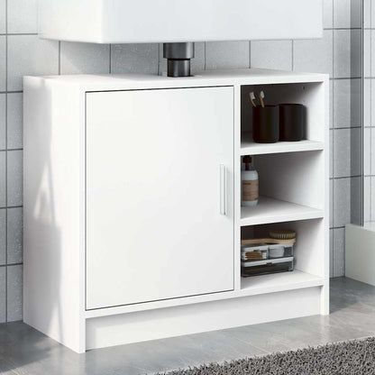 Mobile Lavabo Bianco 63x29x55 cm in Truciolato | homemem39