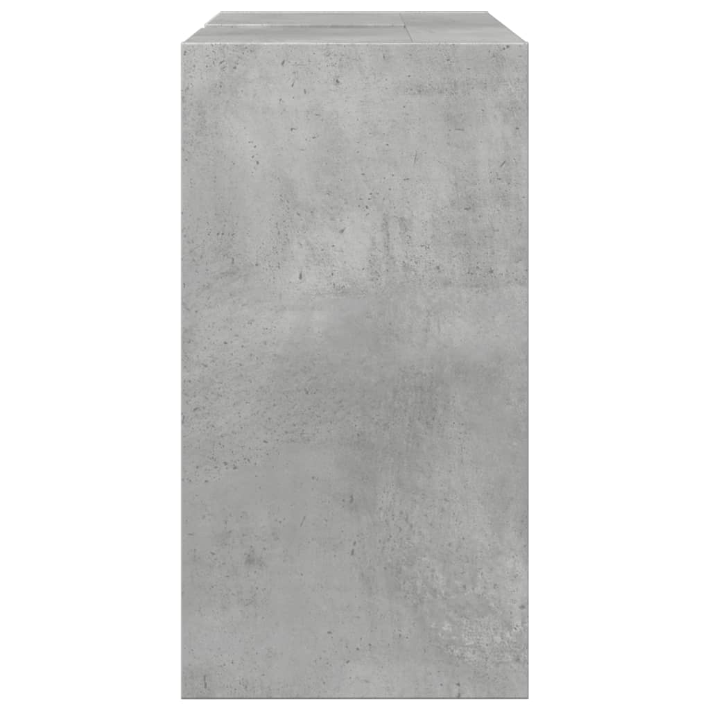 Mobile Lavabo Grigio Cemento 63x29x55 cm in Legno Multistrato | homemem39