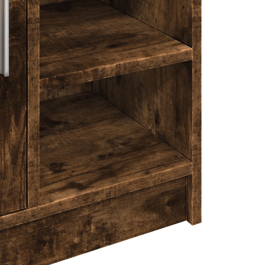 Mobile Lavabo Rovere Fumo 63x29x55 cm in Legno Multistrato | homemem39