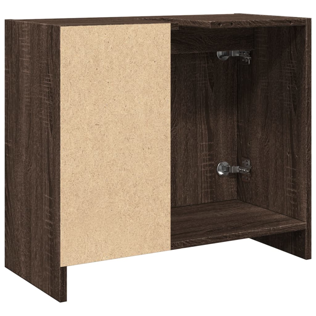 Mobile Lavabo Rovere Fumo 63x29x55 cm in Truciolare | homemem39