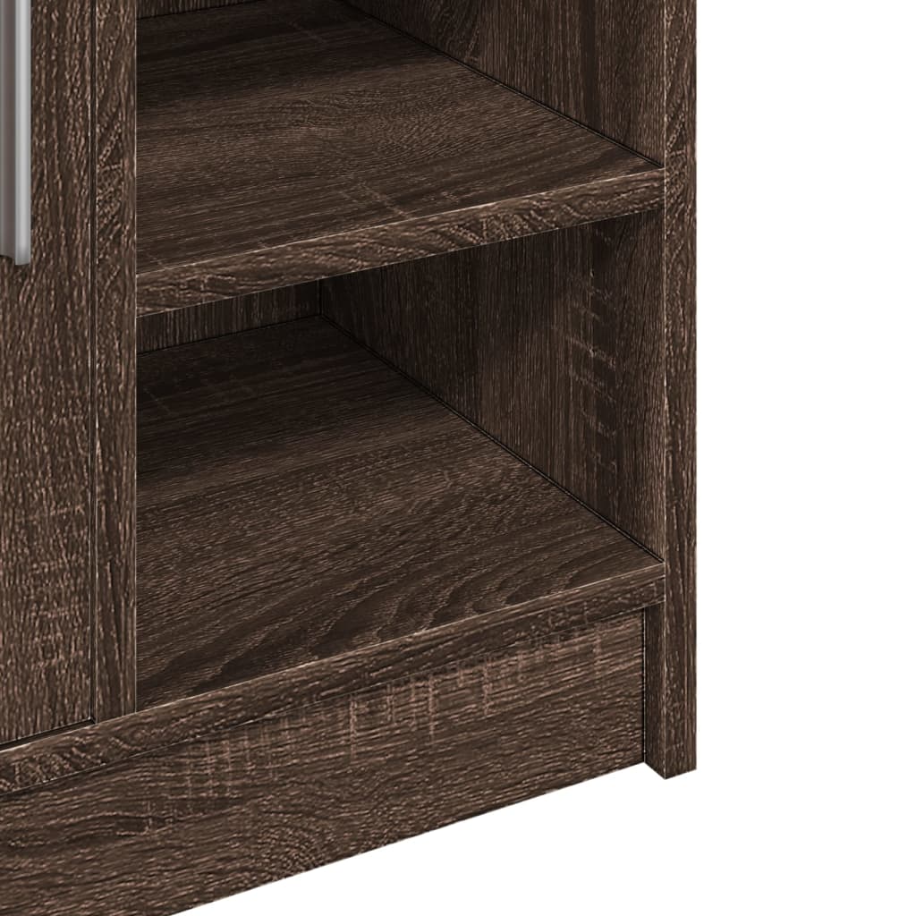 Mobile Lavabo Rovere Fumo 63x29x55 cm in Truciolare | homemem39