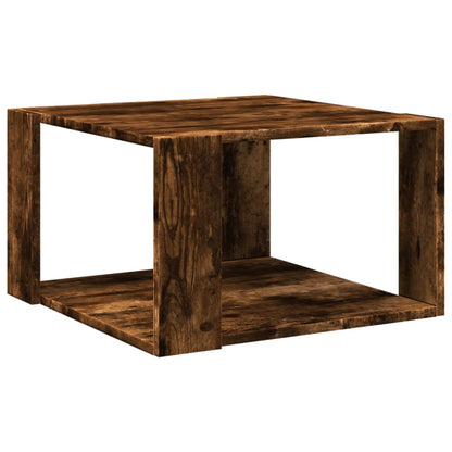 Tavolino Salotto Rovere Fumo 51,5x51,5x30cm Legno Multistrato | homemem39