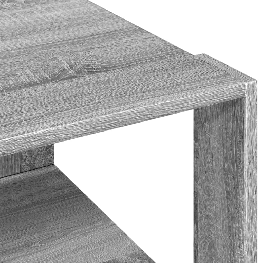Tavolino Salotto Grigio Sonoma 51,5x51,5x30cm Legno Multistrato | homemem39