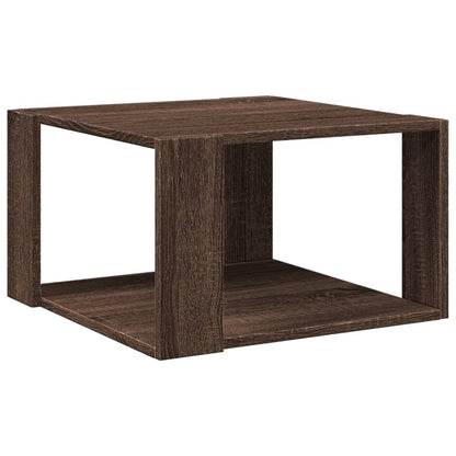 Tavolino Salotto Rovere Marrone 51,5x51,5x30 Legno Multistrato | homemem39