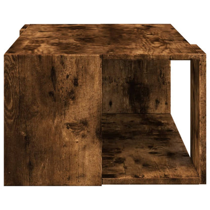 Tavolino da Salotto Rovere Fumo 89,5x48x30 cm Legno Multistrato