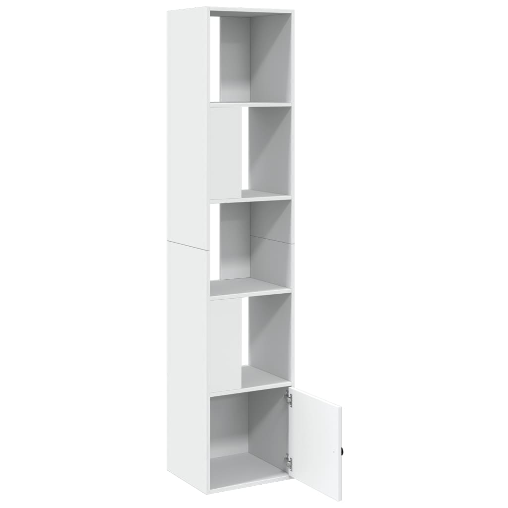Libreria Bianca 40x36x189 cm in Legno Multistrato | homemem39