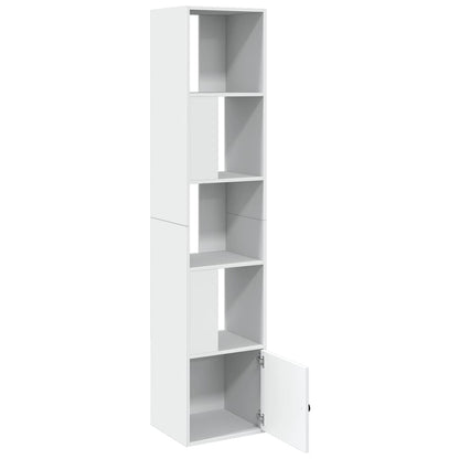 Libreria Bianca 40x36x189 cm in Legno Multistrato | homemem39