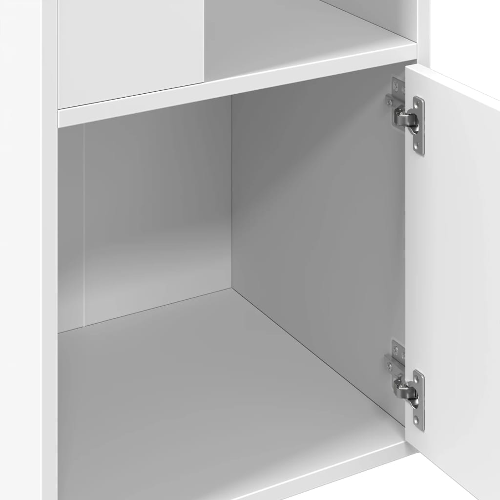 Libreria Bianca 40x36x189 cm in Legno Multistrato | homemem39