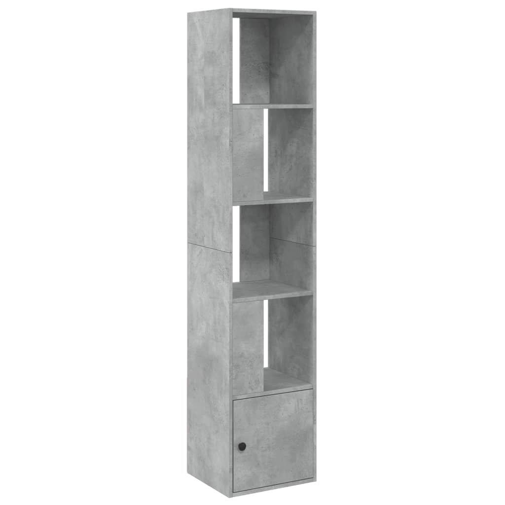 Libreria Grigio Cemento 40x36x189 cm in Legno Multistrato | homemem39