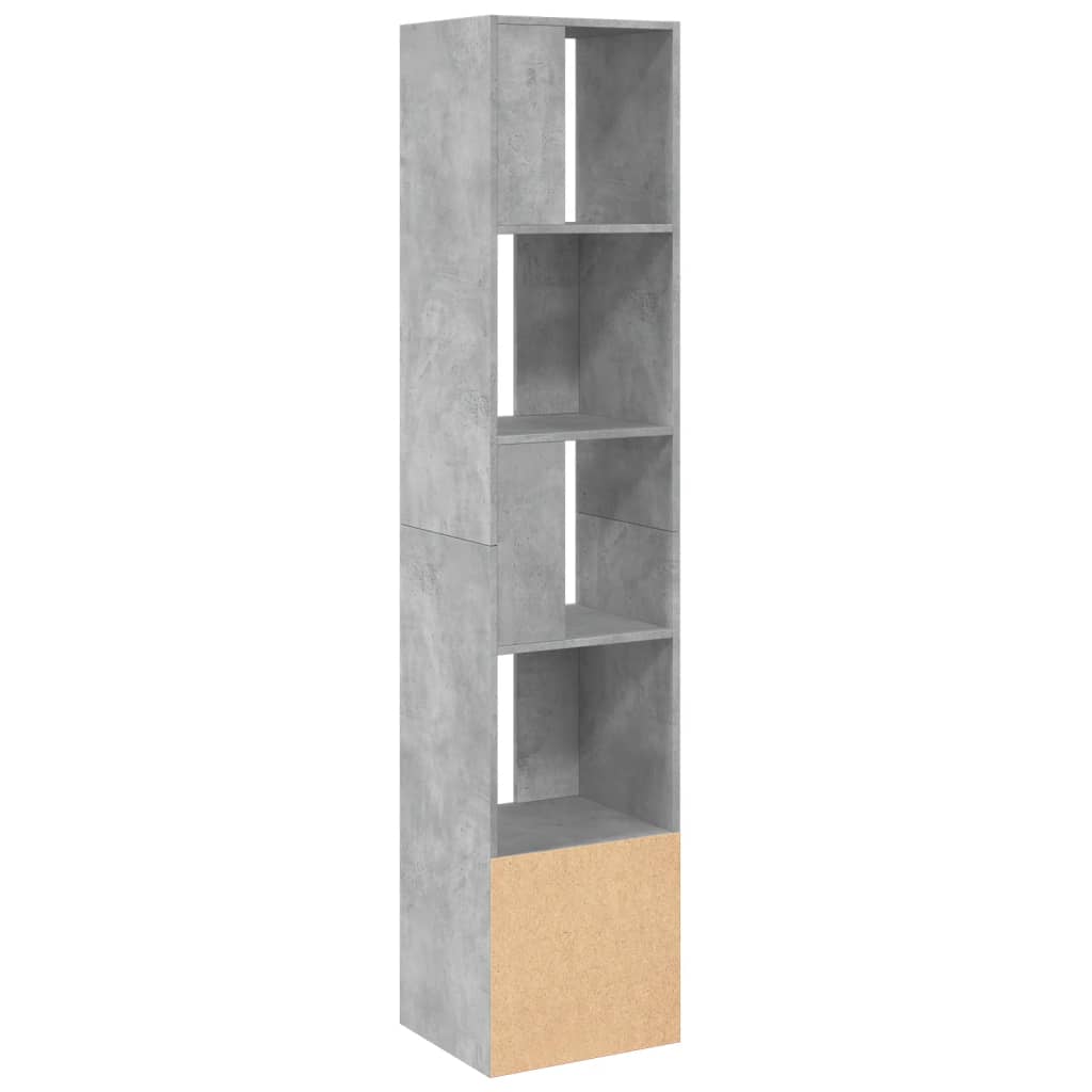 Libreria Grigio Cemento 40x36x189 cm in Legno Multistrato | homemem39