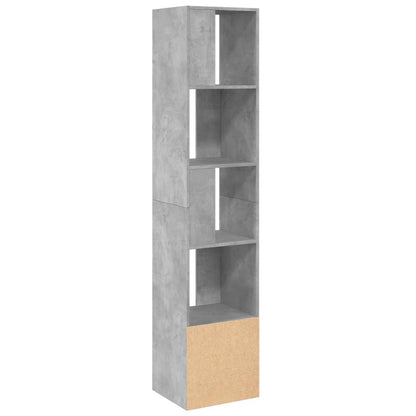 Libreria Grigio Cemento 40x36x189 cm in Legno Multistrato | homemem39
