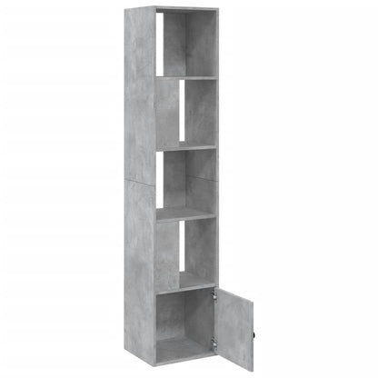 Libreria Grigio Cemento 40x36x189 cm in Legno Multistrato | homemem39