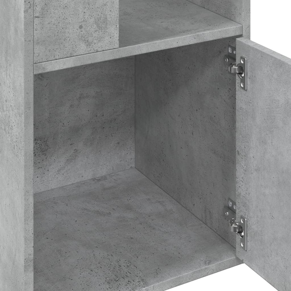 Libreria Grigio Cemento 40x36x189 cm in Legno Multistrato | homemem39