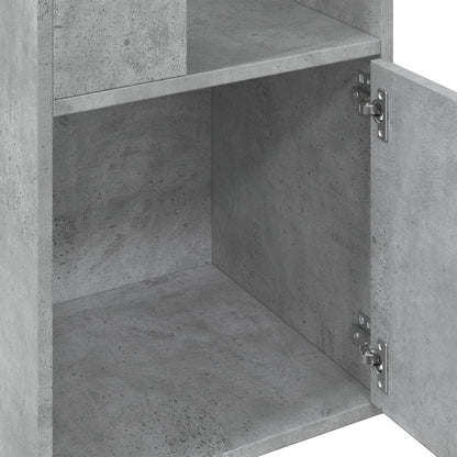 Libreria Grigio Cemento 40x36x189 cm in Legno Multistrato | homemem39