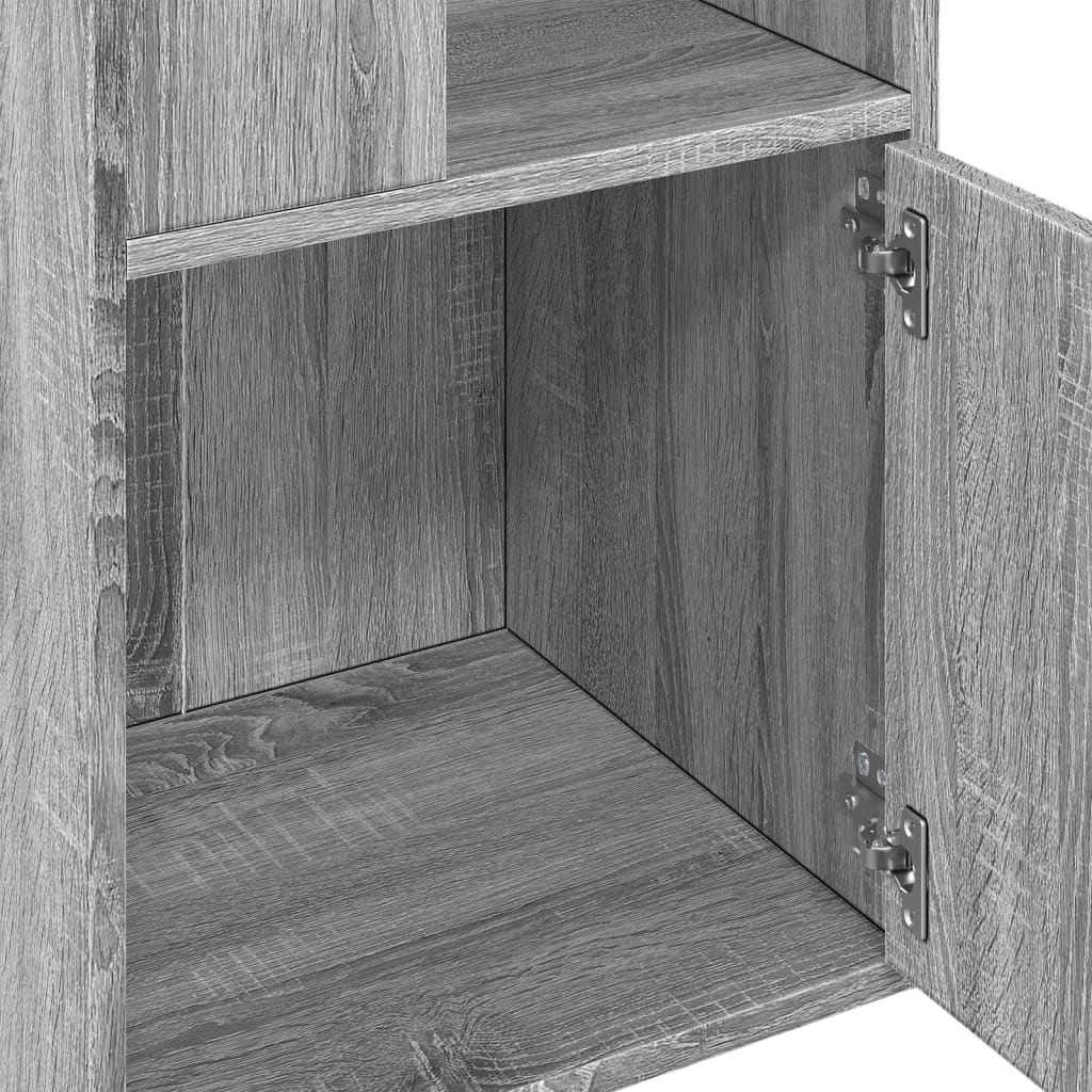 Libreria Grigio Sonoma 40x36x189 cm in Legno Multistrato | homemem39