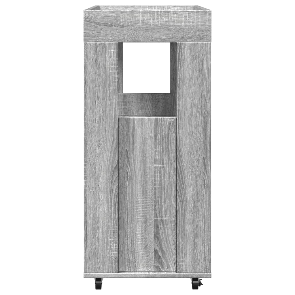 Carrello Bar Grigio Sonoma 60x39,5x89 cm in Legno Multistrato - homemem39