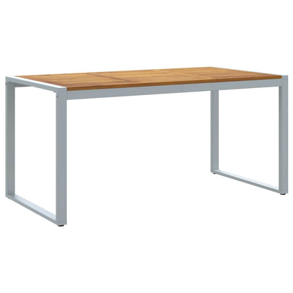 Set da Pranzo per Giardino 7 pcs Grigio | homemem39