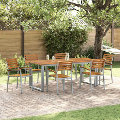 Sedia da Giardino 6 pcs Marrone 56 x 57 x 87cm