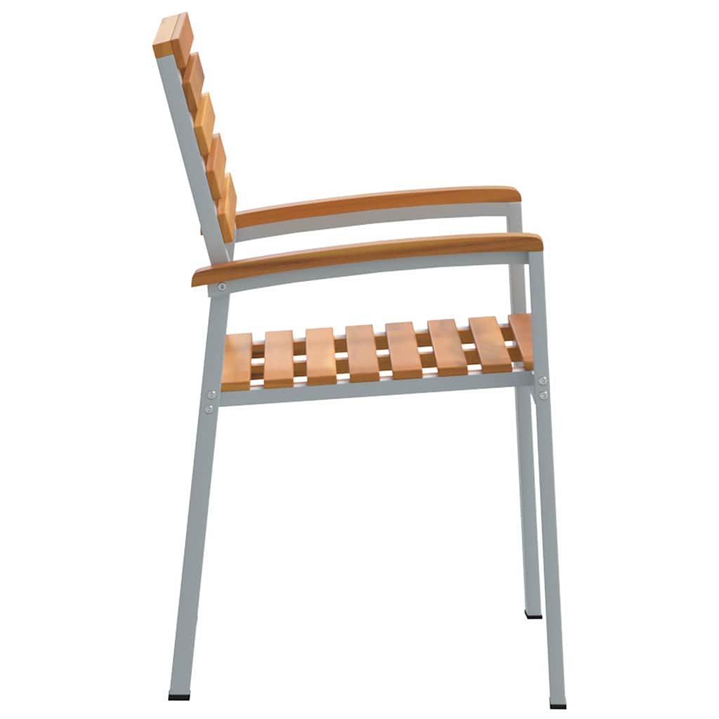 Sedia da Giardino 6 pcs Marrone 56 x 57 x 87cm